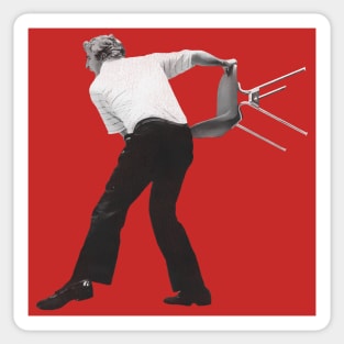 Bobby Knight "THE CHAIR THROW" Sticker